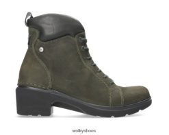 коняк античен набук обувки FR06X449 midi wr дама Wolky