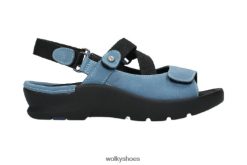 черен античен набук обувки FR06X413 лисе дама Wolky