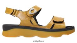 черна рефлексна кожа обувки FR06X48 медуза дама Wolky